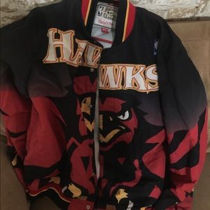 Vintage Atlanta Hawks Mitchell & Ness  jacket